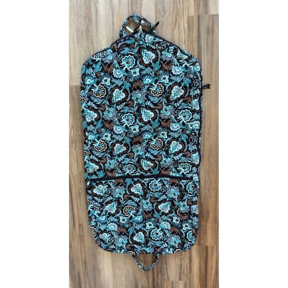 Vera Bradley Classic Quilted Garment Bag In Java‎ Blue - Pristine condition - Picture 2 of 11